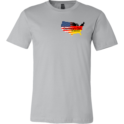 German Girl In America T-Shirt - pocket logo - Back40HQ
 - 1