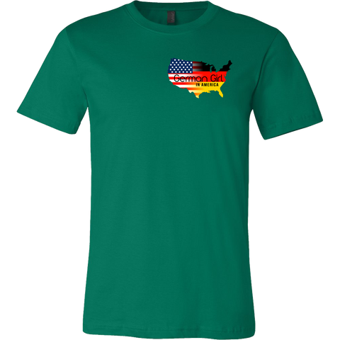 German Girl In America T-Shirt - pocket logo - Back40HQ
 - 5