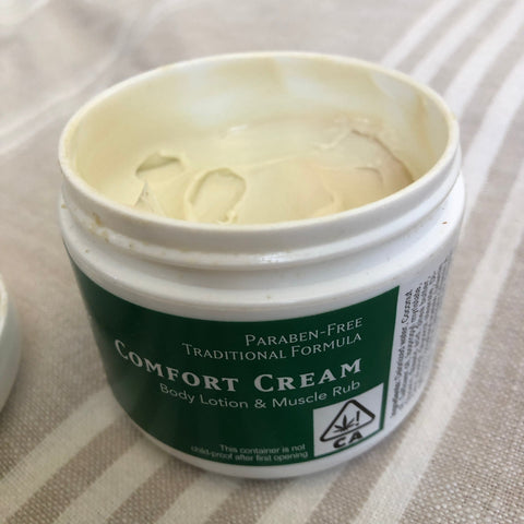 Cannabis Comfort Cream 4X Strength  8OZ Size